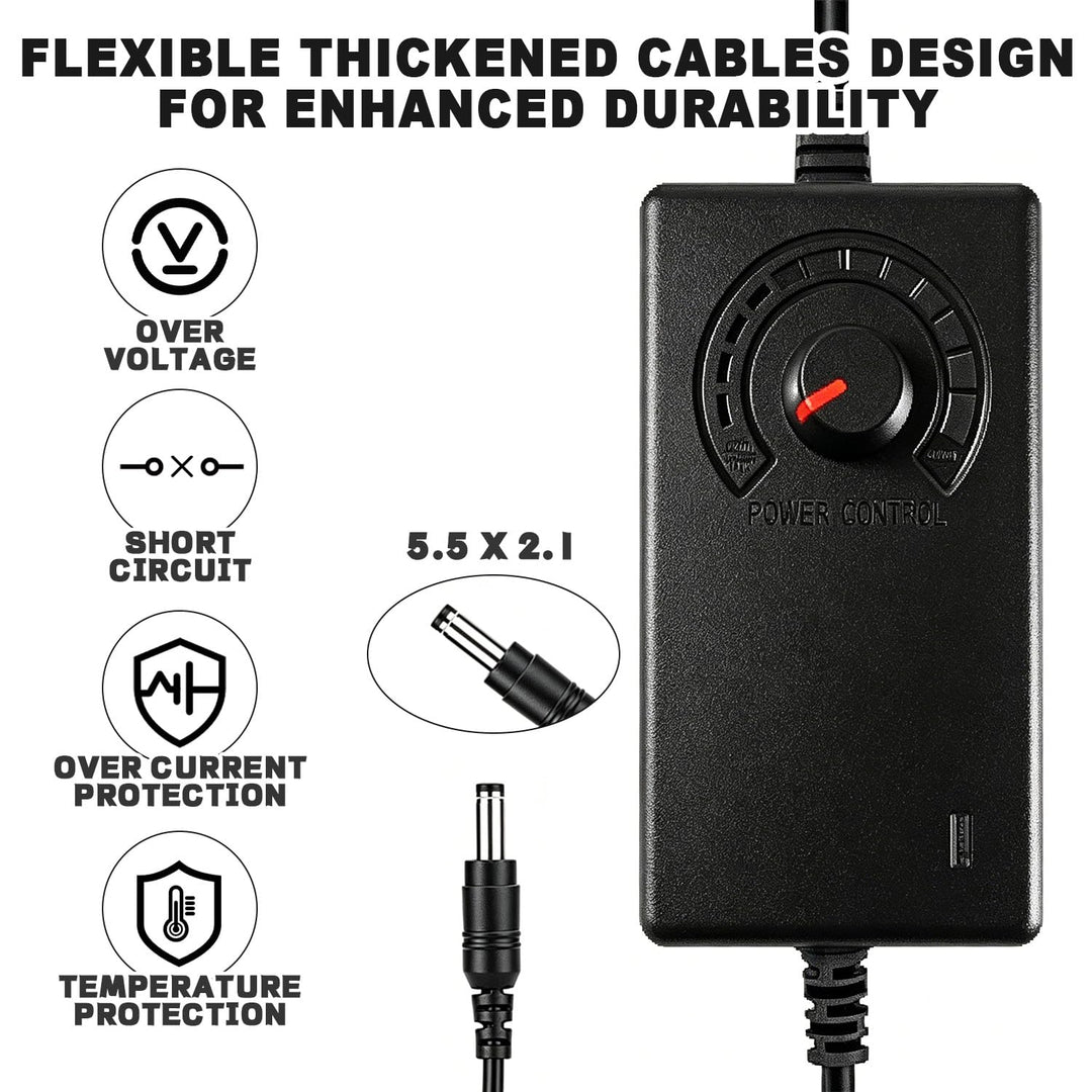 4 Pin Pwm Lüftersteuerung + 12V Netzteil, Pwm Regler Fan Speed Control Module, 100–240 V AC zu 3–12