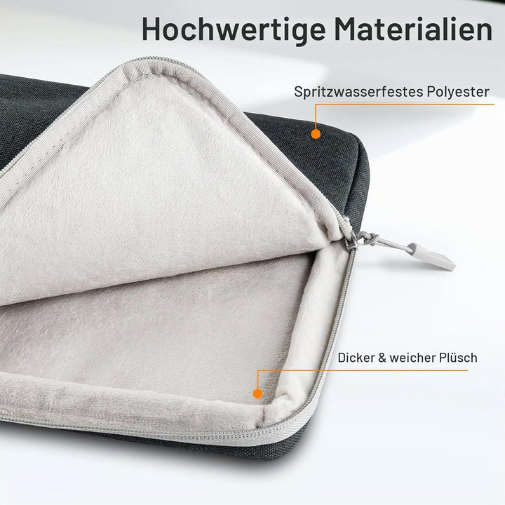 JETech Laptoptasche Hülle für 13,3 Zoll MacBook Air/Pro, 14 Zoll MacBook Pro 2021 M1, 13-13,6 Zoll N