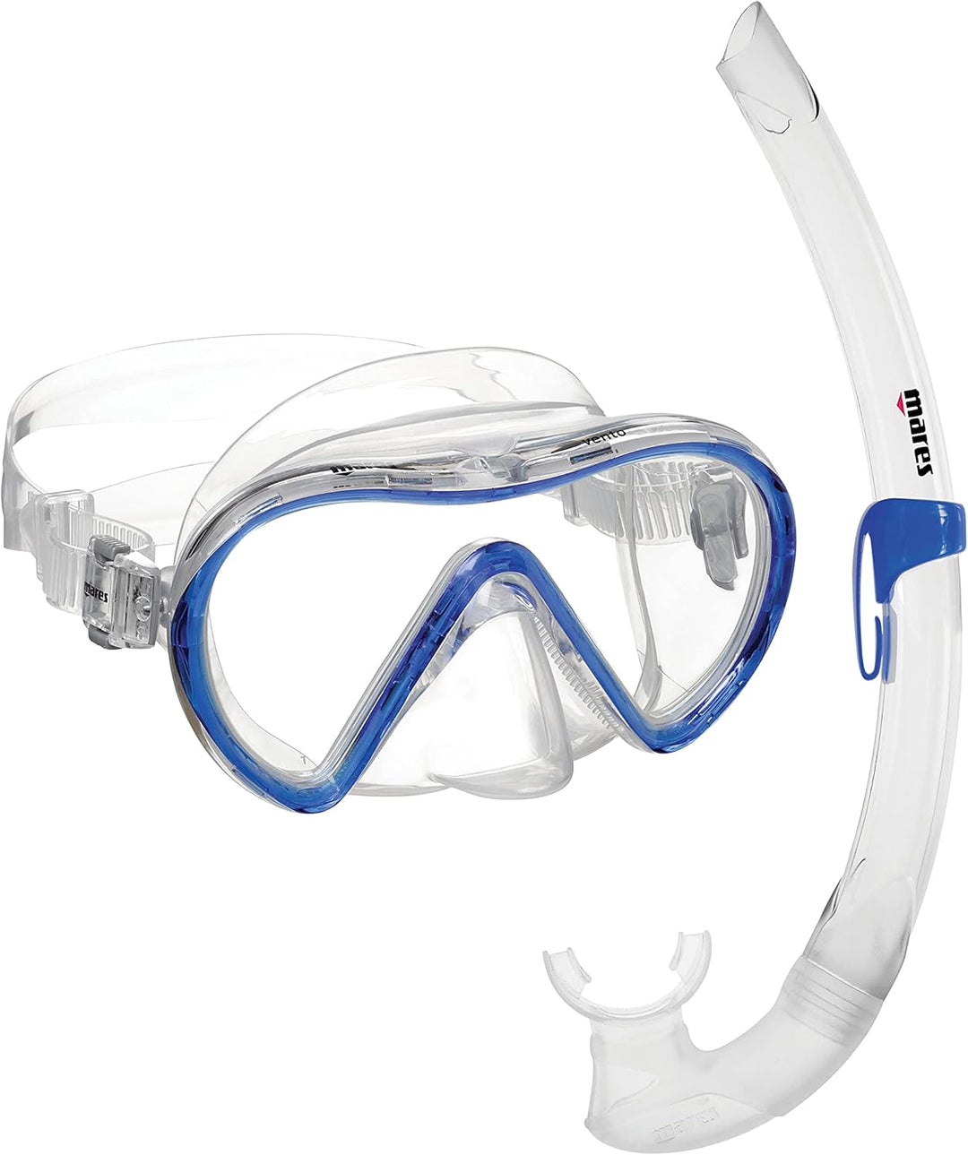 Mares Combo Vento Schnorchelmaske Einheitsgrösse Blau, Einheitsgr&#xF6;&#xDF;e Blau