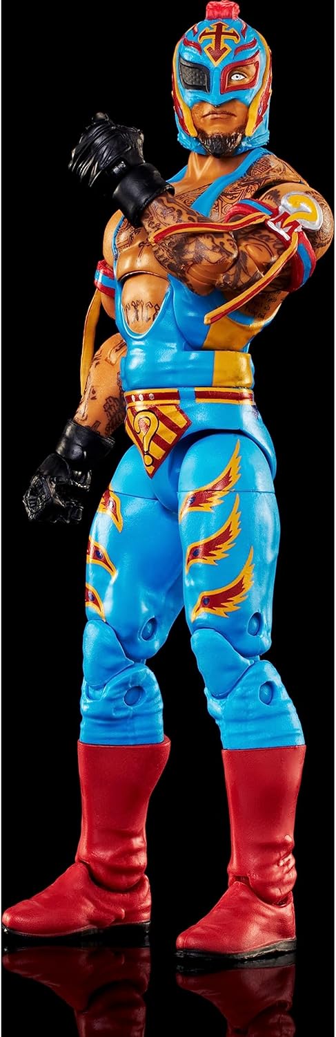 Mattel WWE Rey Mysterio Top Picks Elite Collection Actionfigur, Artikulation & lebensechte Details,