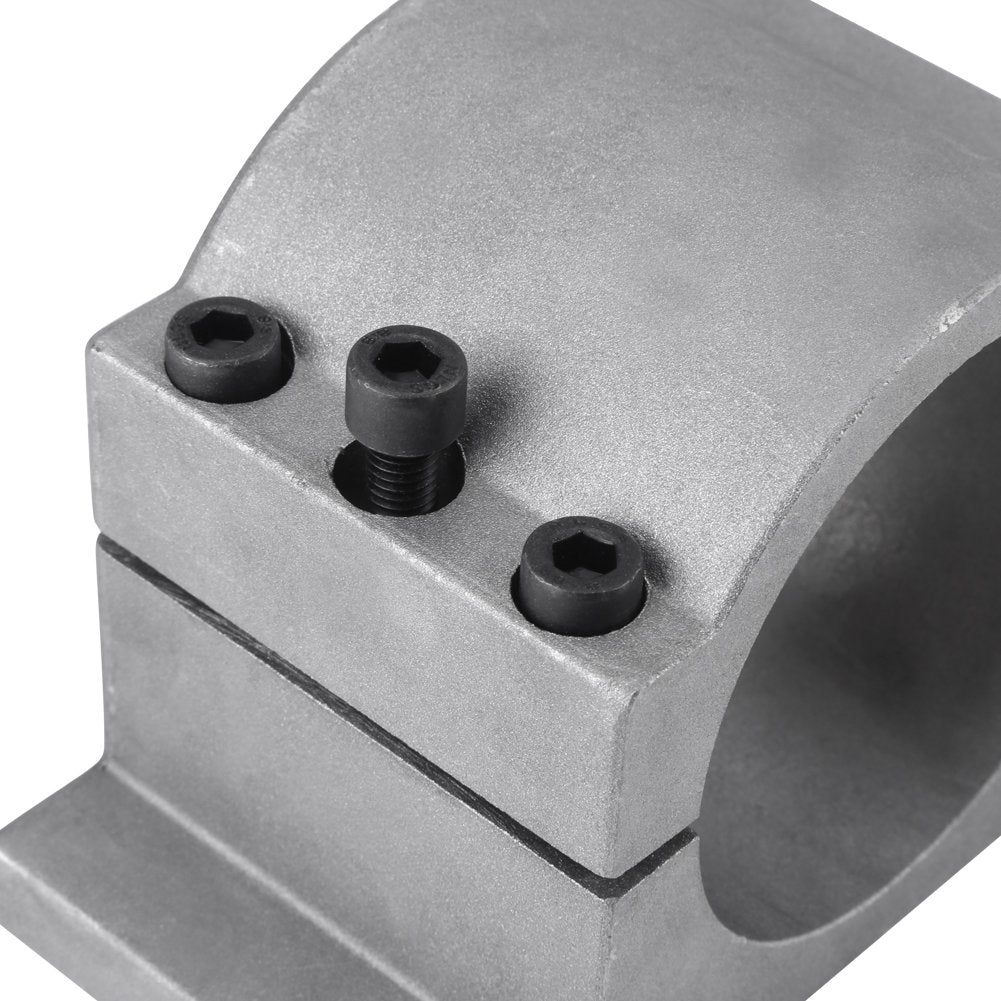 CNC Fräse Spindelaufnahme Spindelhalter, 80 mm Durchmesser CNC Spindelmotor Halterung aus Aluminium