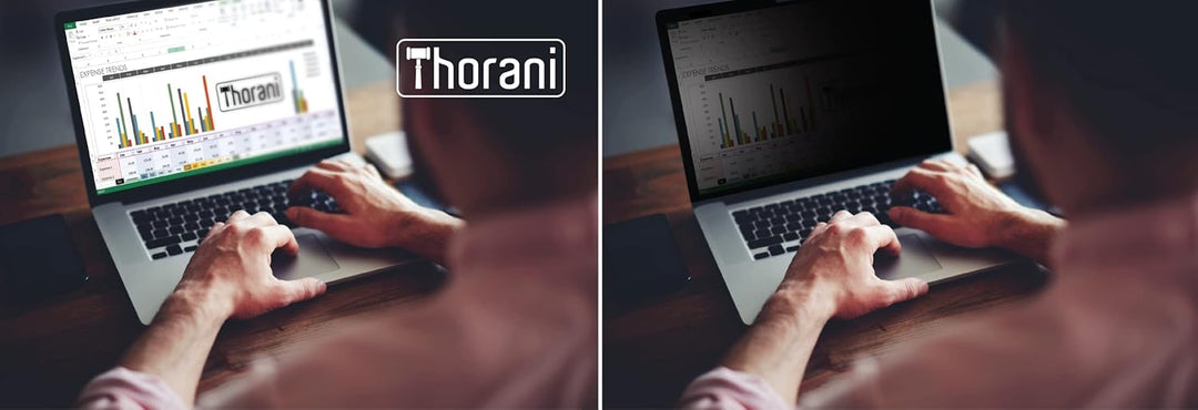 THORANI 10er Set Ersatz-Klebesticker für Blickschutzfilter & Sichtschutzfolien kompatibel mit PC-Mon