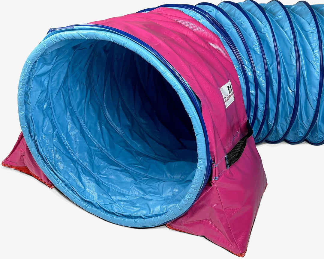 Callieway Premium Dog Agility Tunnel Stützsandsack (Doppelpack) mit Anti-Rutschsystem für Agility Tu