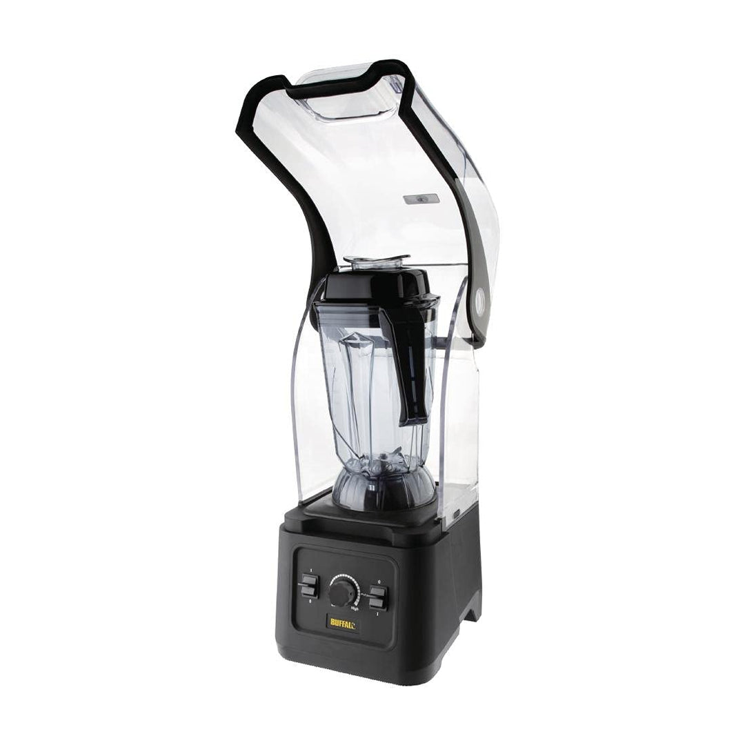 Buffalo 1,68 kW Leistungsstarker professioneller Stabmixer mit Schallschutzgehäuse 2,5 Liter, BPA-fr