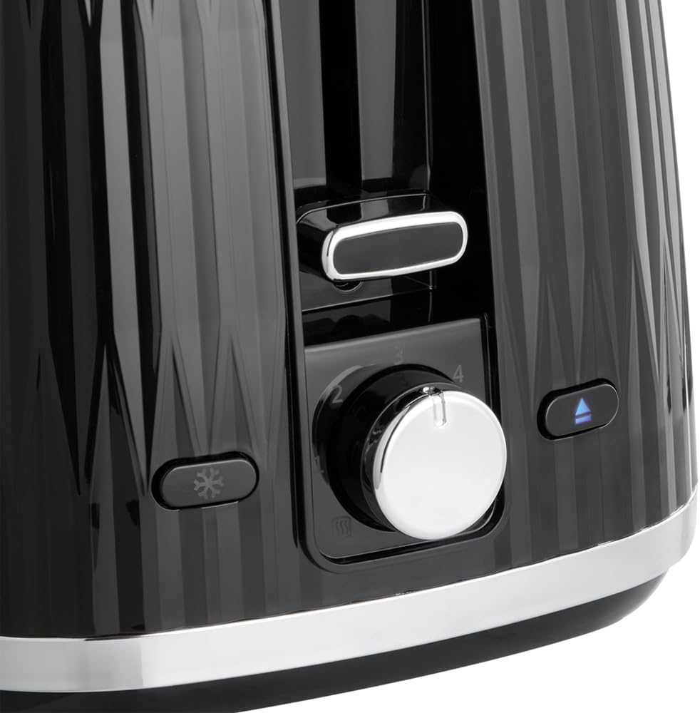 Russell Hobbs Toaster [für 2 Scheiben] Eden (6 Bräunungsstufen, Hebefunktion, Auftau-, Aufwärm- & St