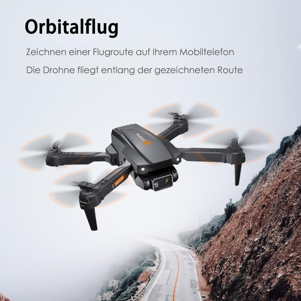 Drohne mit Kamera 4k, Mini Drohne für Kinder und Anfänger, Erwachsene, Drone für Ein-Knopf Start/Lan