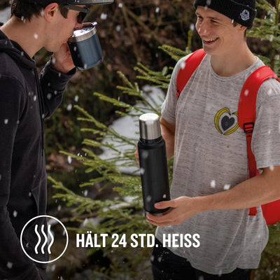 Stanley Classic Legendary Thermosflasche Edelstahl 1L - Thermos Hält 24 Stunden Heiss oder Kalt - Ed