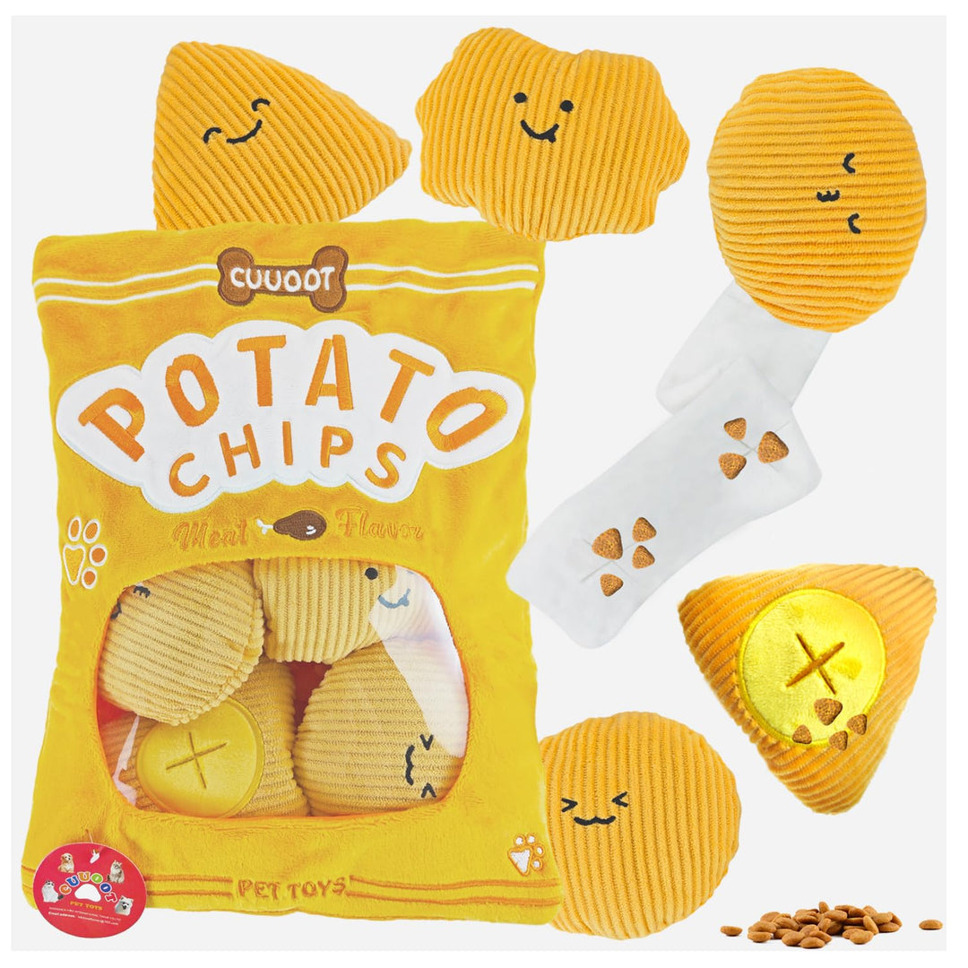 Hundespielzeug Kleine Hunde,Crinkly Squeaky Hundespielzeugs Interaktives Plüsch Hundespielzeug spiel