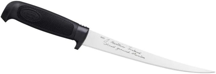 Marttiini Finnisches Filiermesser, preiswert, Klinge 19 cm, rostfrei, Kunststoff-Scheide