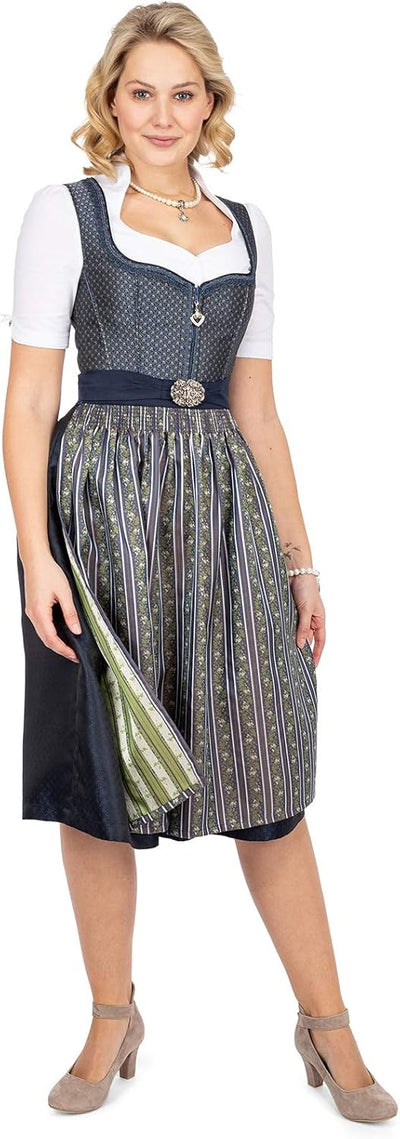 Stockerpoint Damen Mallaury Kleid 38 Blau, 38 Blau