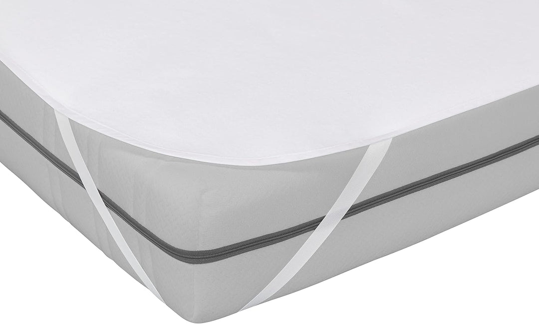 Vita wasserdichter Matratzenschutz 140x200 cm – Ibena Matratzenschoner wasserdicht weiss natur, Inko