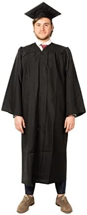 SKÉMATA Abschluss Robe Unisex Leichte Mikrofaser mit Graduierung Kappe und Quaste Inklusive, Geeigne