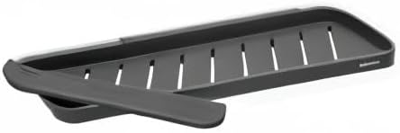 Brabantia - Mindset Duschablage mit Abzieher - Einfache Aufbewahrung - Hygienisches Wasserabflusssys