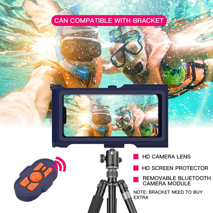 ShellBox wasserdichte Handyhülle Unterwasser Wasserfeste Bluetooth Handy Wasserschutzhülle Handytasc