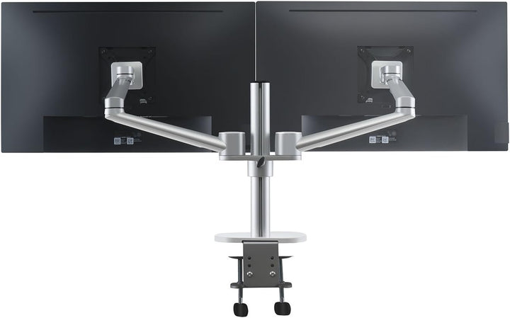 ThingyClub® Adjustable Aluminium Universal Full Motion Desk Mount Arm Stand Bracket (Dual Monitors -