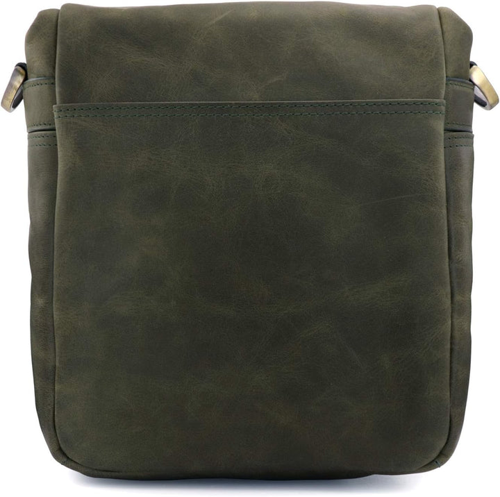 MegaGear MG1701 Torres Mini Kameratasche - Kuriertasche aus echtem Leder für Spiegellose, Sofortbild