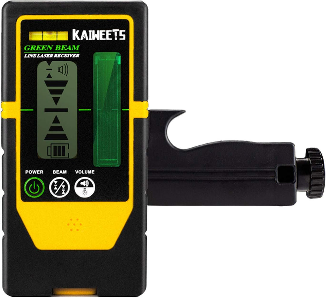 KAIWEETS LR100G Laserempfänger für KAIWEETS KT360A KT360B T03 Puls-Kreuzlinienlaser, Doppelseitiger