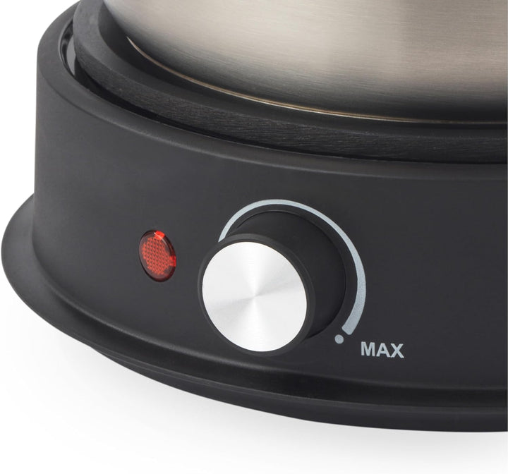 Progress Elektrischer Fondue-Maker – Enthält 8 Edelstahlgabeln und abnehmbaren 20 cm Topf, herzhaft