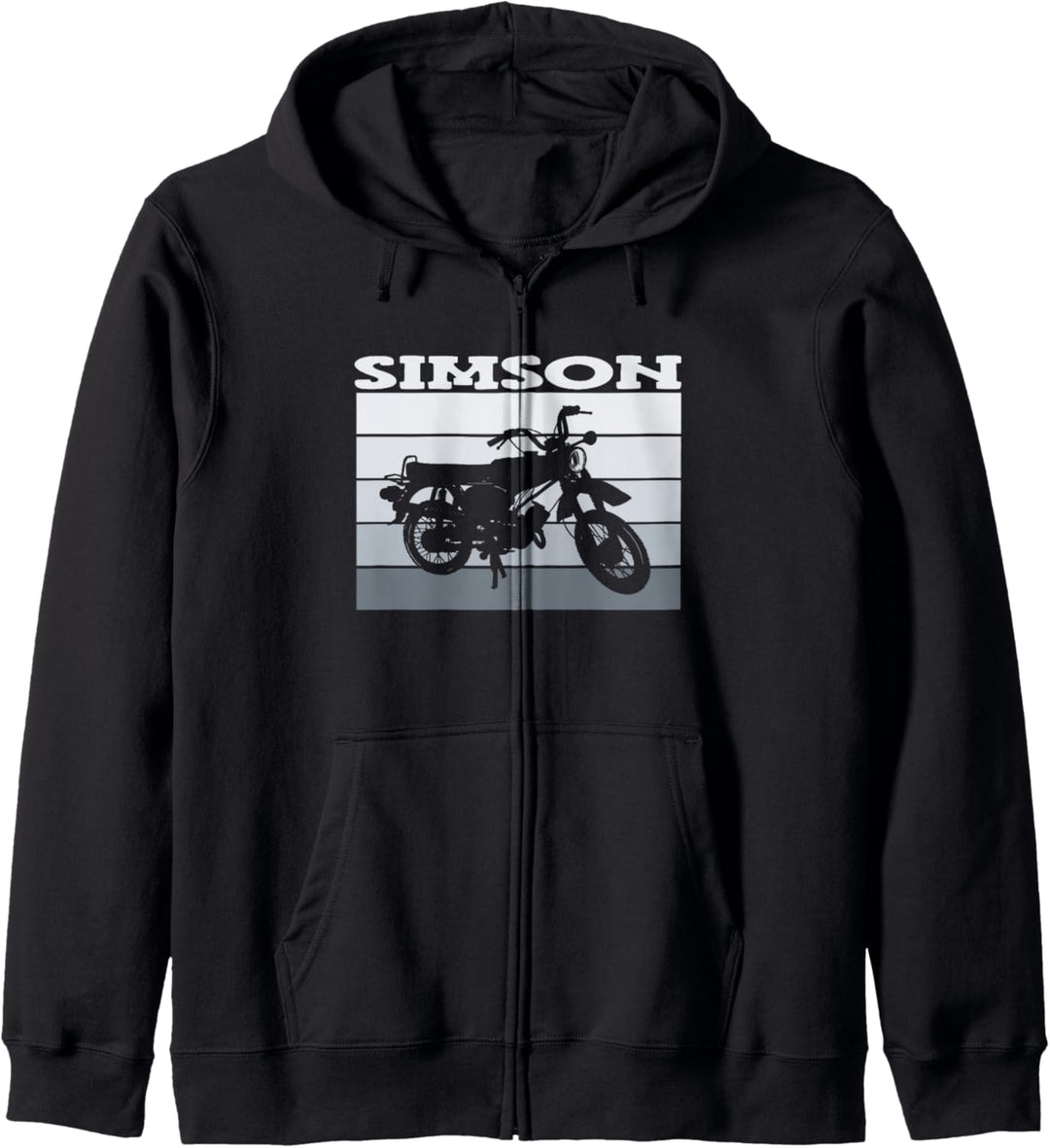 Simson DDR Moped Zweitakt S51 Vintage Kapuzenjacke