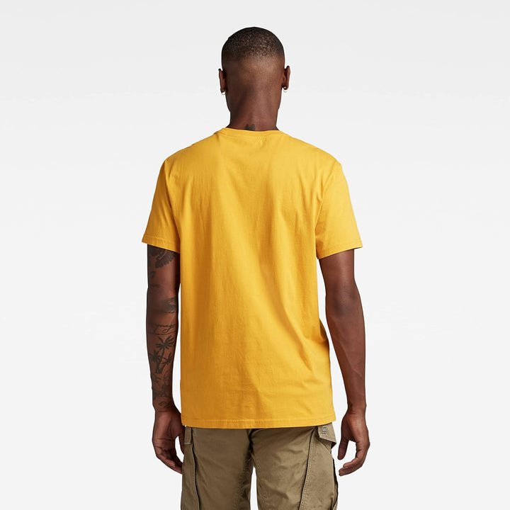 G-STAR RAW Herren Raw T-Shirts XS Gelb (Dull Yellow D22776-c506-1213), XS Gelb (Dull Yellow D22776-c