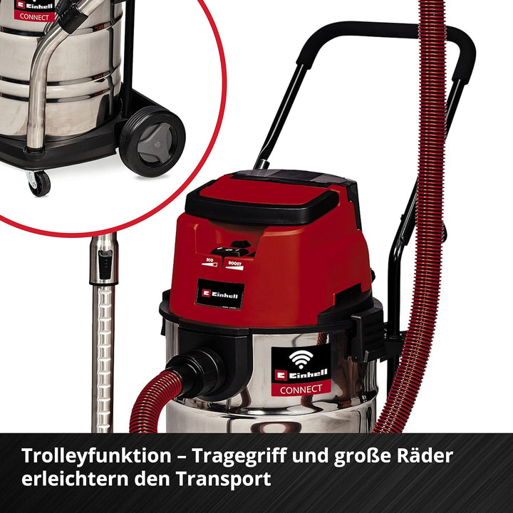 Einhell Professional Akku-Nass-Trockensauger TP-VC 36/30 S Auto Power X-Change (18V, Auto-Start Konn
