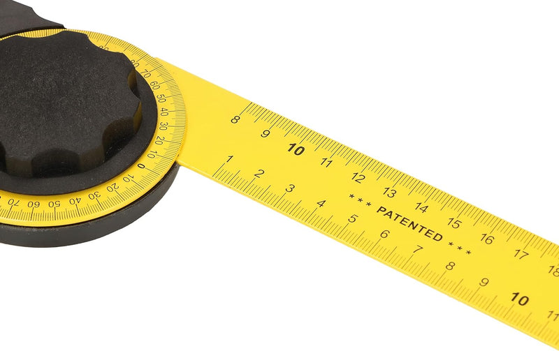 KOTARBAU® Winkelmesser 500 mm Einsteilbar mit Skala 0°–90° für präzise Messungen 500mm, 500mm