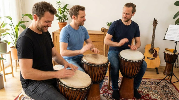 Kamballa 838016 Djembe (45 cm, diameter 8) Höhe 45 cm, Drm. 8", Höhe 45 cm, Drm. 8"