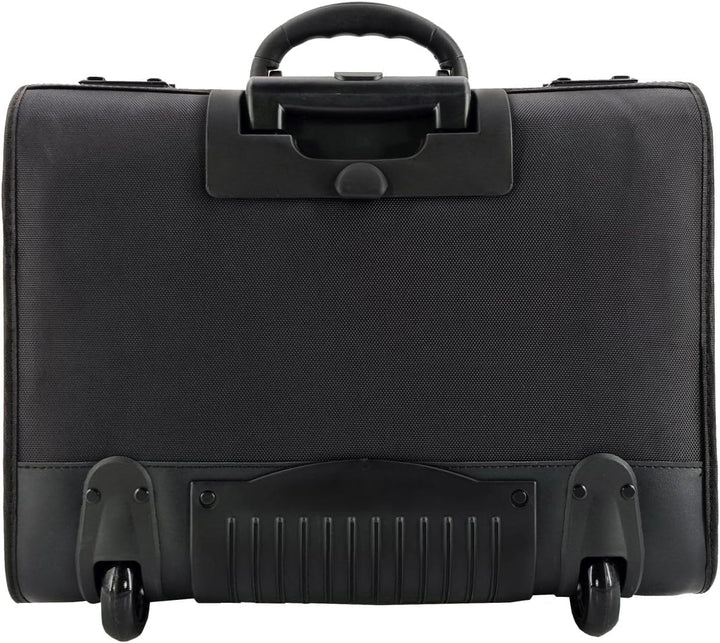 46216 Trolley Pilotenkoffer RPET Samar, Laptopkoffer mit arretierbarem Trolleysystem, 2 Zahlenschlös