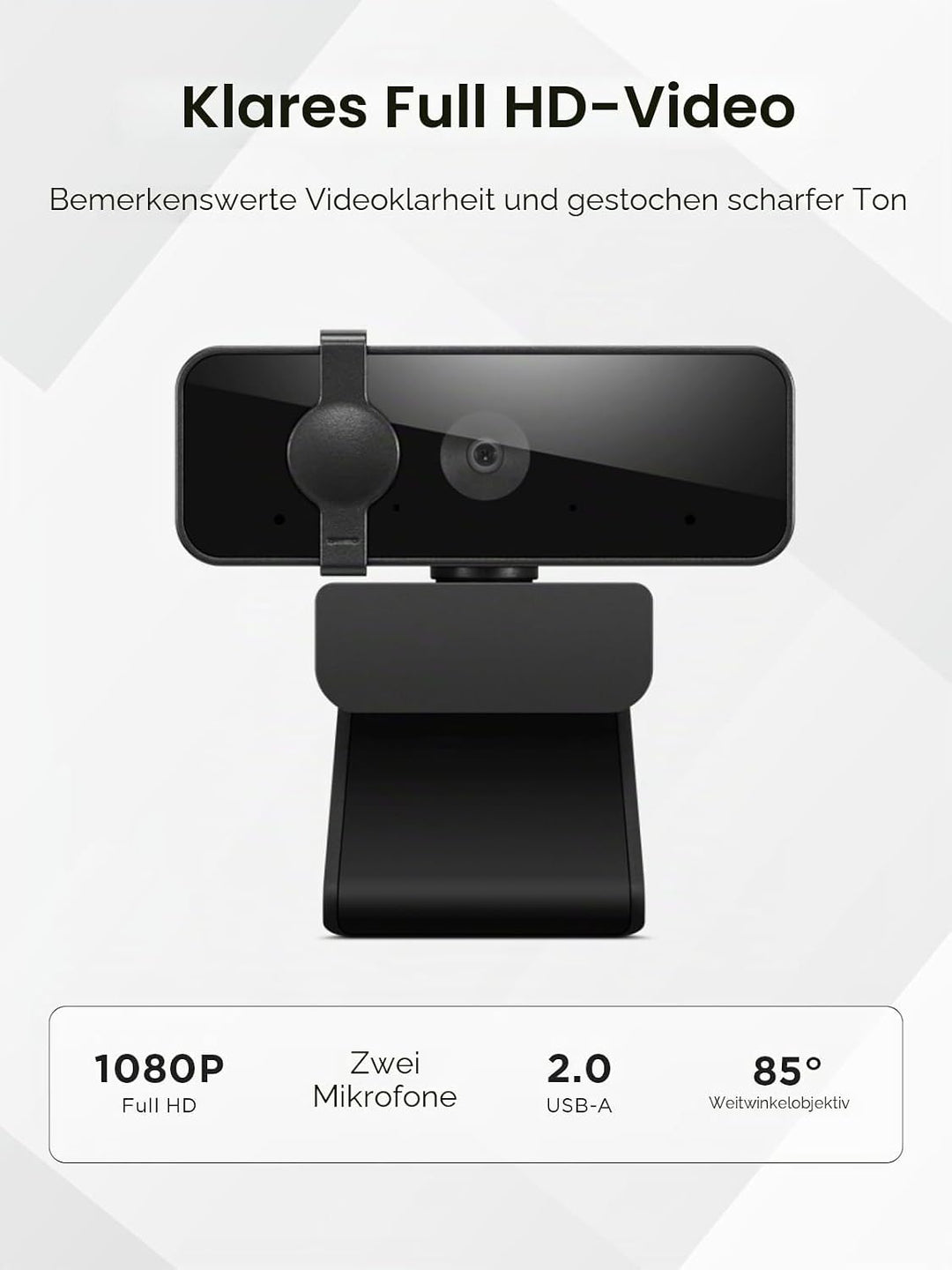 Lenovo Essential Fhd Gen2 Webcam 1920 X 1080 Pixels USB 2.0, 4XC1S15018