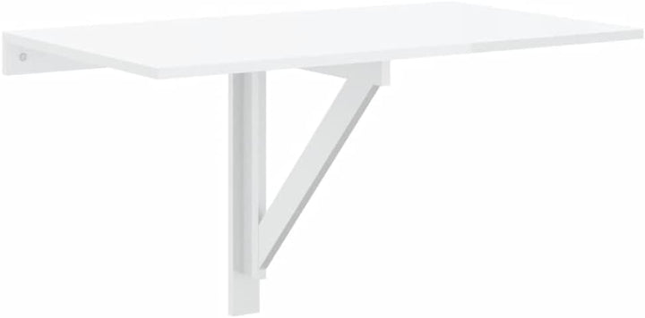 ZEYUAN Wand-Klapptisch Hochglanz-Weiss 100x60x56 cm Holzwerkstoff, Klapptisch Wand, Wandtisch, Klapp