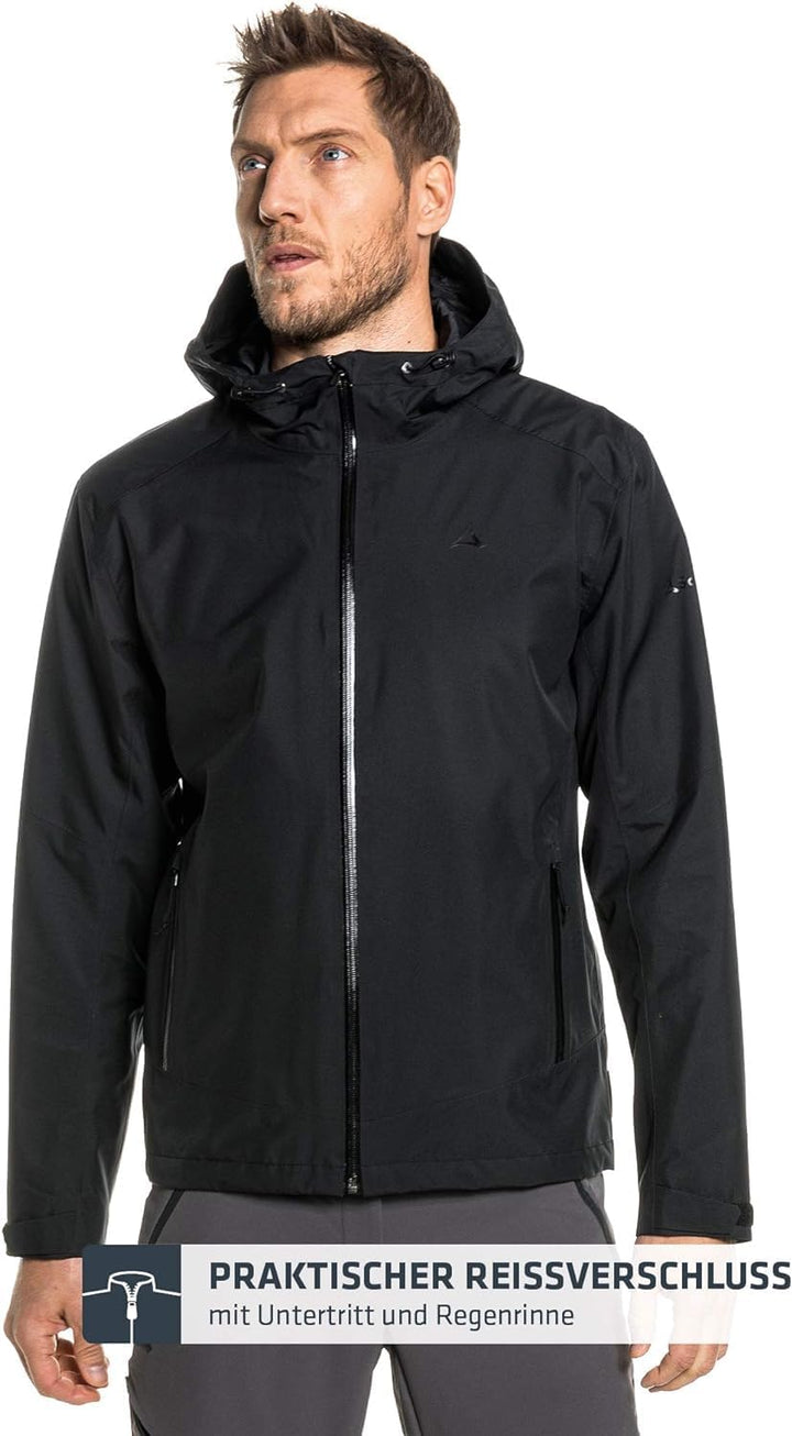 Schöffel Herren Jacket Wamberg M, winddichte, atmungsaktive Regenjacke, komfortable Outdoor Jacke, W