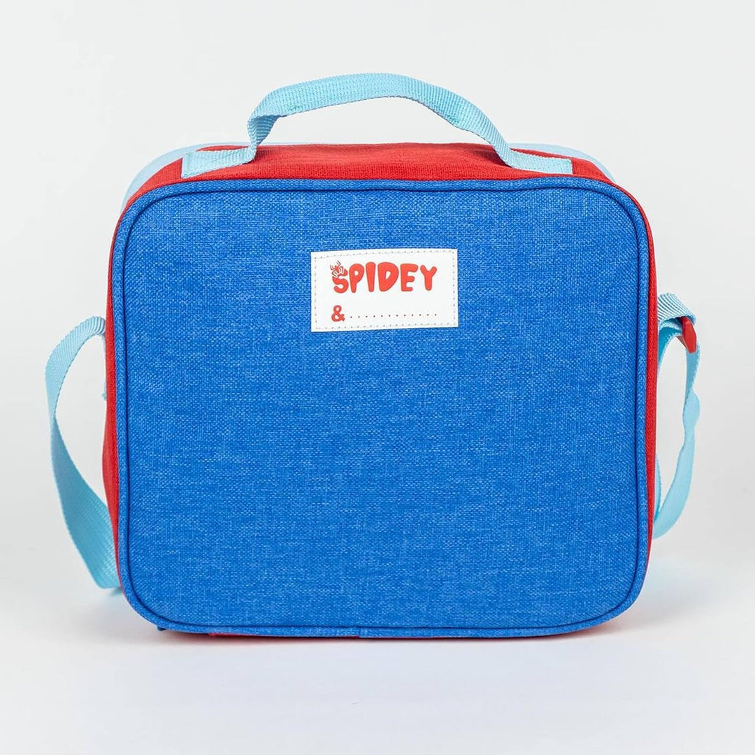 Spidey Thermo-Kühltasche, Rot, 21,5 x 8,5 x 19 cm, Kleiner Rucksack mit Reissverschluss und verstell