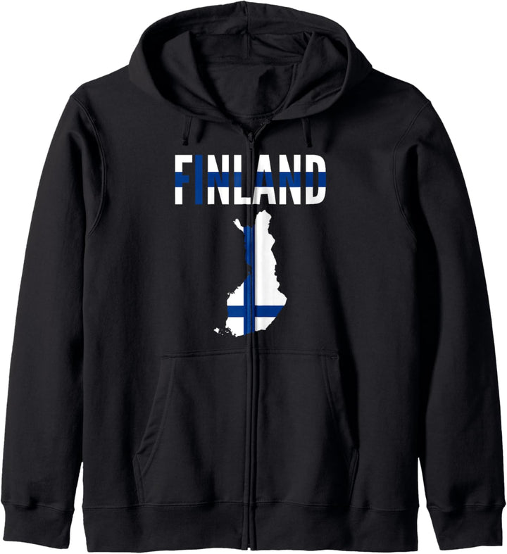 Finnisch - Finnland Land Kapuzenjacke