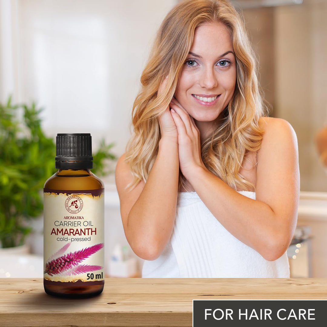 Amaranthöl 50 ml - Amaranthus Сaudatus Seed Oil - reines und natürliches Basisöl - Amaranthöl Basic