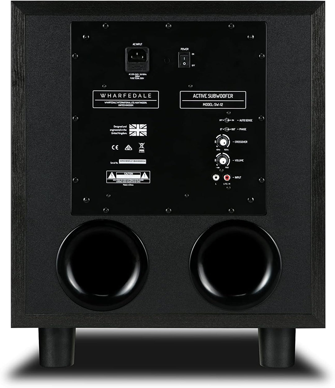 Wharfedale SW-12 Subwoofer (Schwarz)