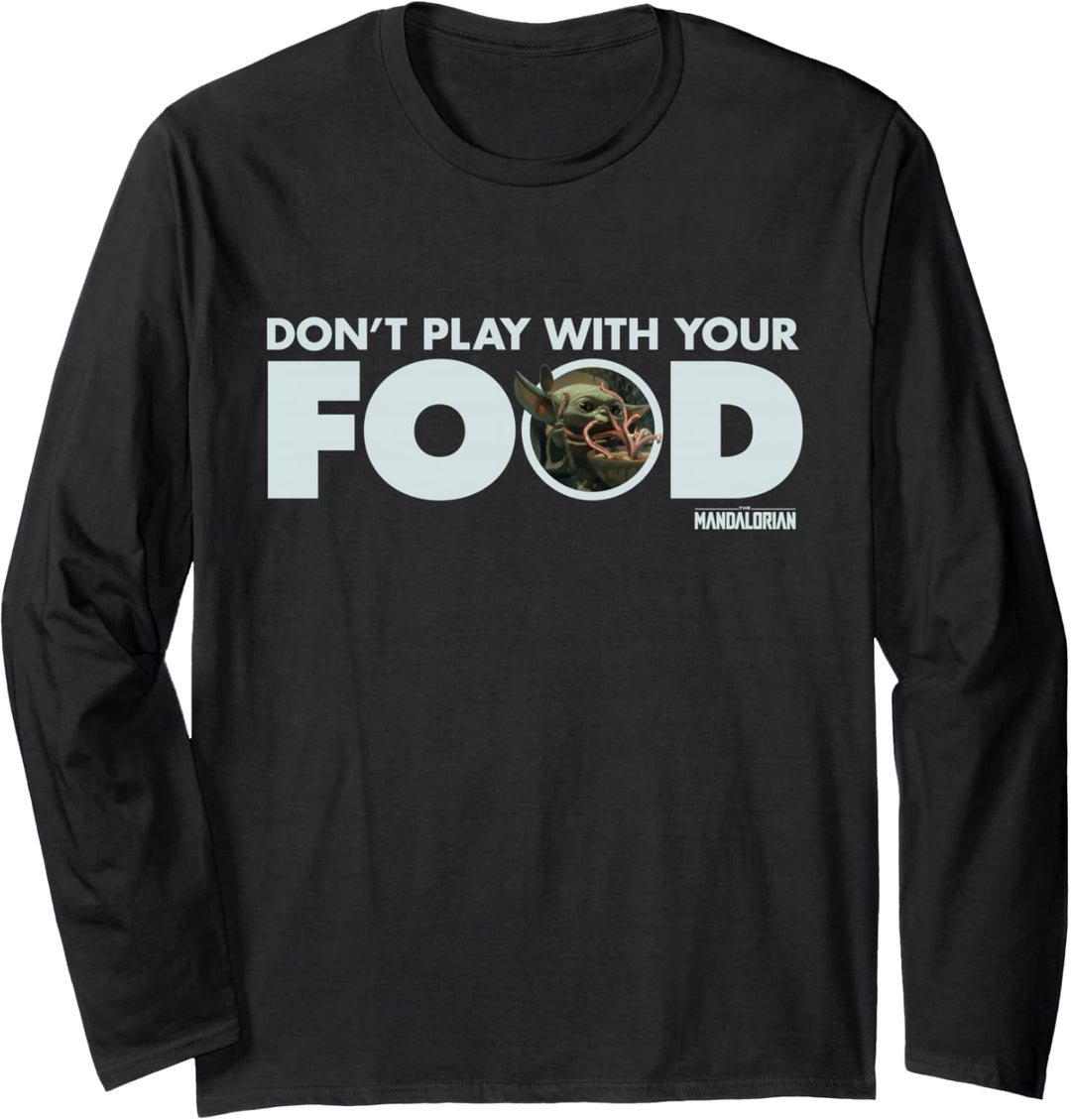 The Mandalorian The Child Don't Play with Your Food Langarmshirt