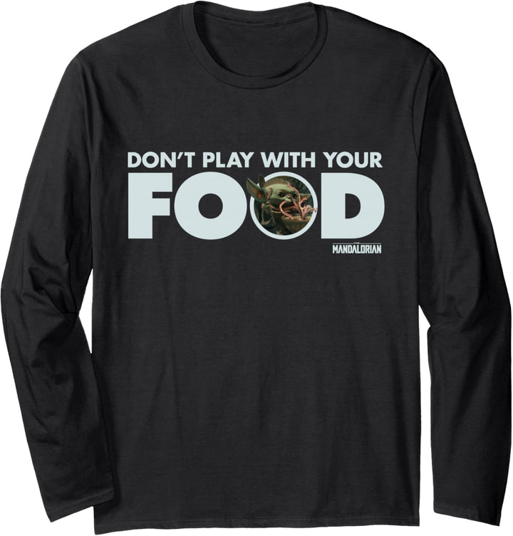 The Mandalorian The Child Don't Play with Your Food Langarmshirt