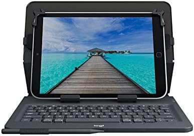 Logitech Universal Folio Tablet-Hülle mit Kabelloser Tastatur, Bluetooth, 2-Jahre Batterielaufzeit,