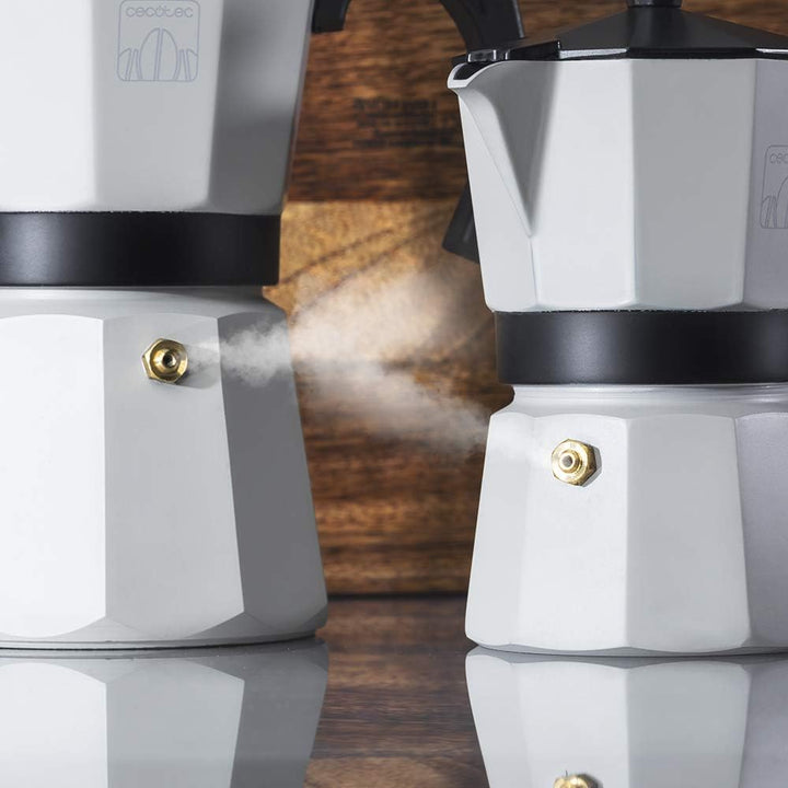 Cecotec Italienische Kaffemaschine Cumbia Mokclassic 1200 Beige, Aluminium, 775 ml Kapazität, Für 12