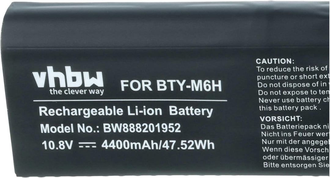 vhbw Akku kompatibel mit MSI GP72VR-6RF, GP72VR-6RFAC16H21, GP72VR-7RF, GP72VR-7RF-267 Notebook (440