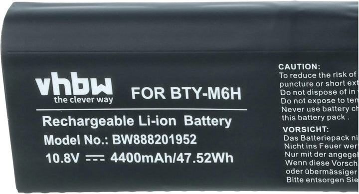 vhbw Akku kompatibel mit MSI GP72VR-6RF, GP72VR-6RFAC16H21, GP72VR-7RF, GP72VR-7RF-267 Notebook (440