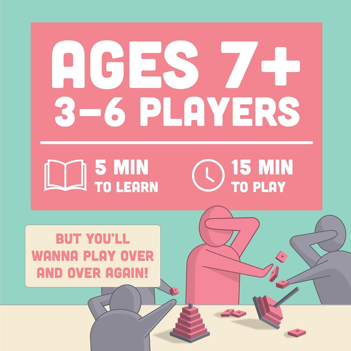 Exploding Kittens Hand to Hand Wombat Card Game by Fun Family Card Games for Adults Teens & Kids - F