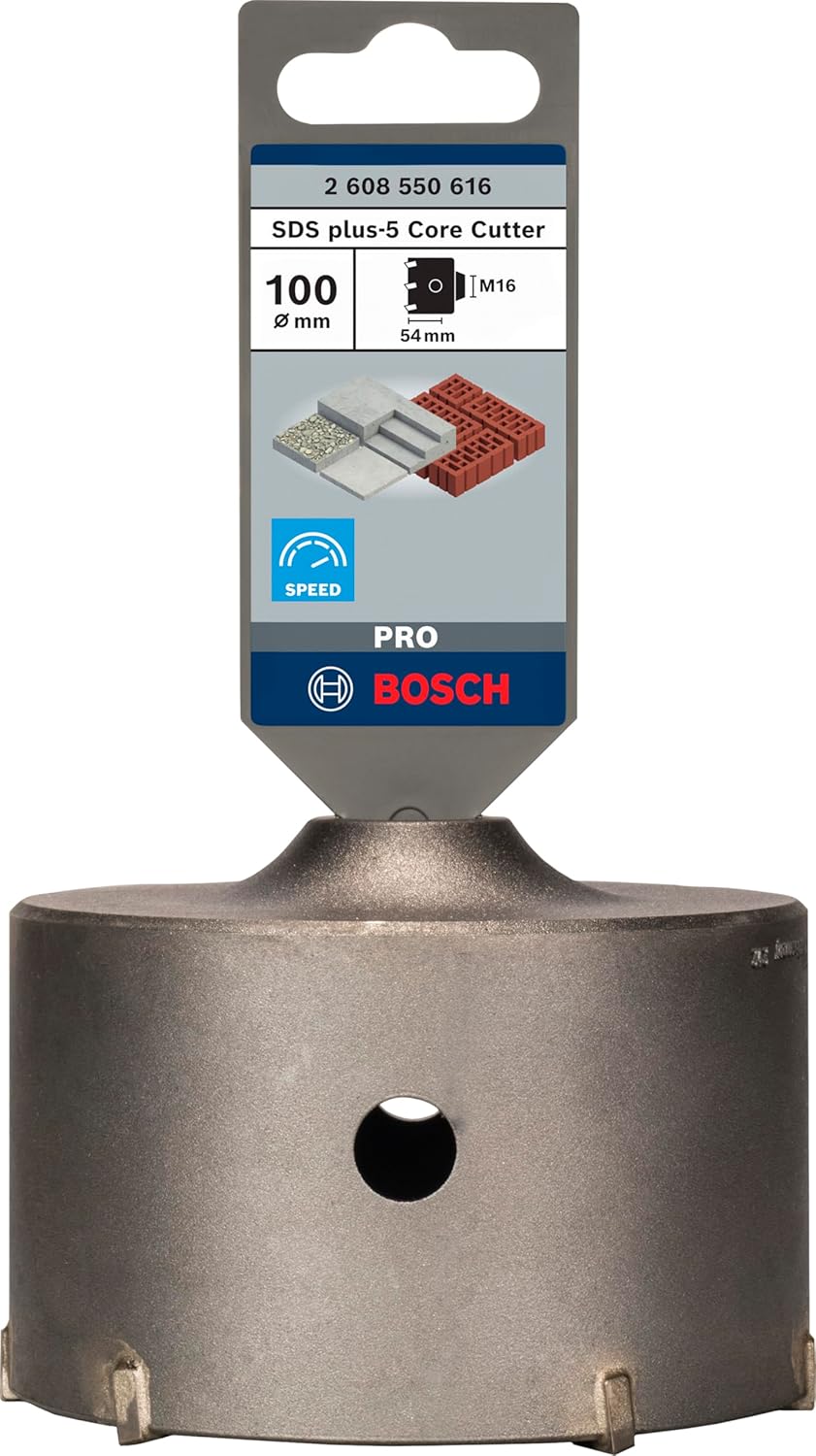 Bosch Professional Hohl-Bohrkrone SDS-plus-9 Core Cutter (Ø 100 mm), 100 mm