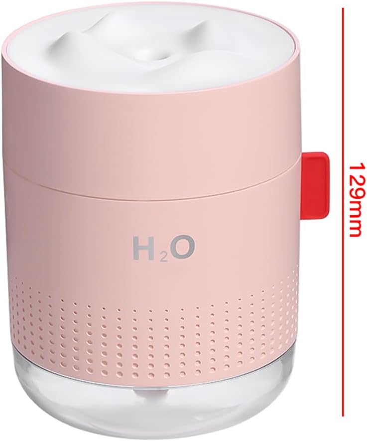 Per USB Wiederaufladbarer Mini-Luftbefeuchter Mit LCD-Stimmungsbeleuchtung 500 Ml Tragbarer Luftbefe
