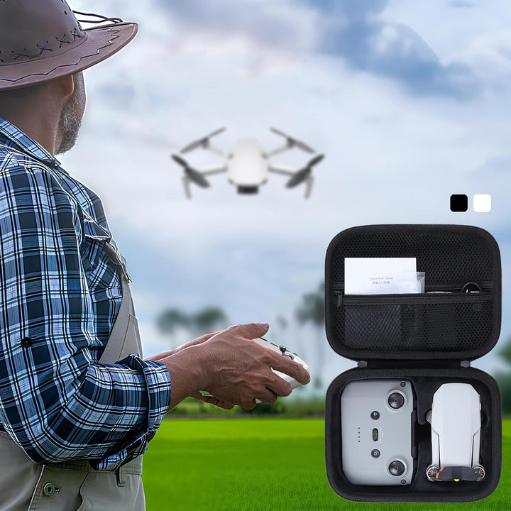 Hart Schutzhülle Kompatibel mit DJI Mini 4K Drohne mit 4K UHD Kamera (Schwarz), Schwarz