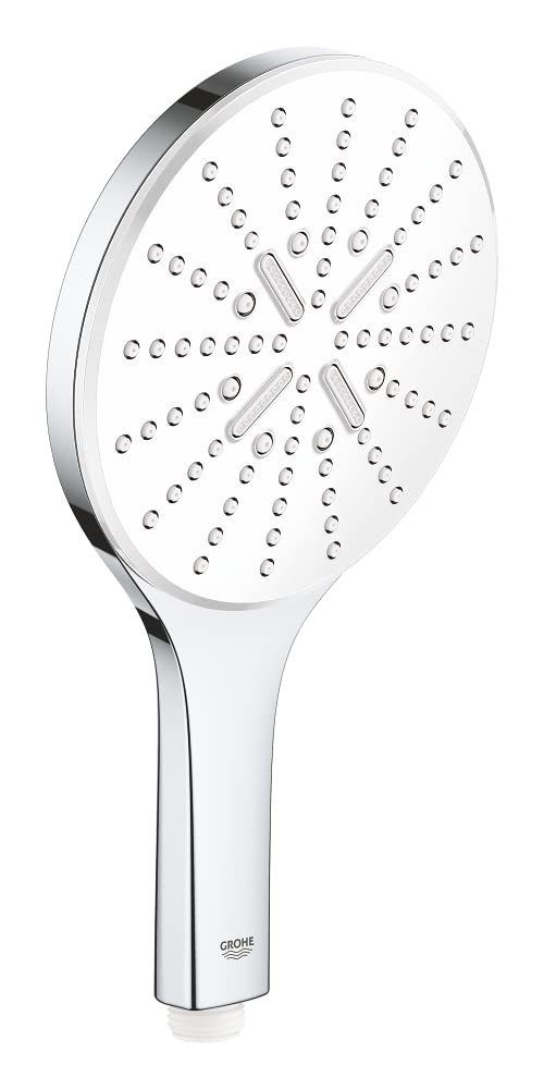 GROHE Rainshower SmartActive 150 - Handbrause (wassersparend, 3 Strahlarten, Universal Befestigungss