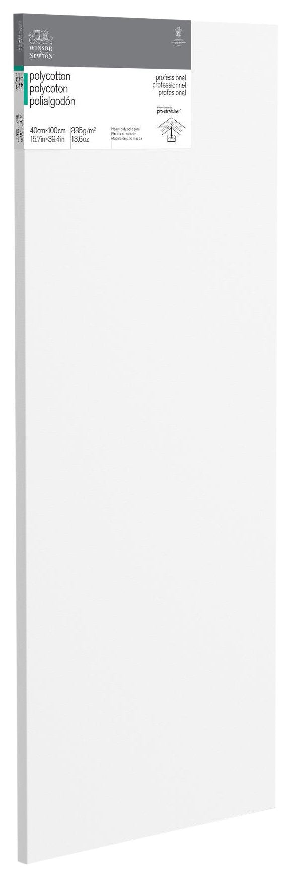Winsor & Newton 6206018 Professional Keilrahmen aus Baumwollmischgewebe, 385 g/m², 3-fach grundiert,