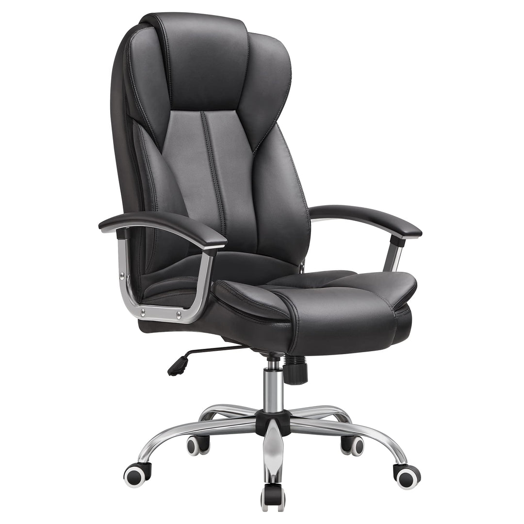 SONGMICS Bürostuhl Chefsessel Drehstuhl Computerstuhl Sitzhöhenverstellung office Stuhl Polsterung O