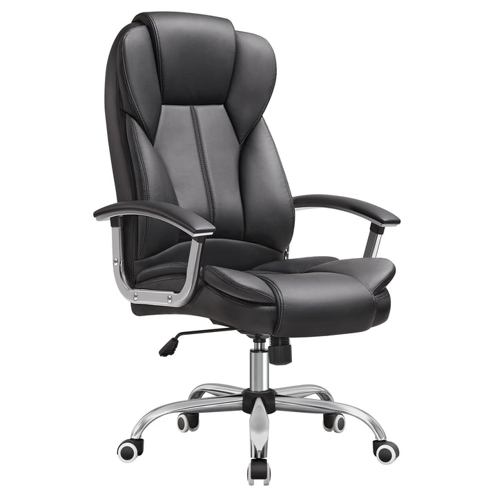 SONGMICS Bürostuhl Chefsessel Drehstuhl Computerstuhl Sitzhöhenverstellung office Stuhl Polsterung O