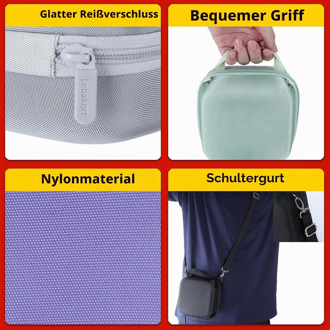 Hart Schutz Hülle Etui Tasche für INSTAX Mini 12 Sofortbildkamera/INSTAX Mini 11 Sofortbildkamera (H